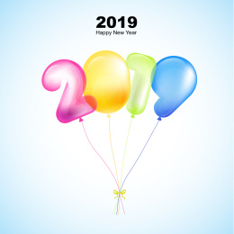 2019新年气球