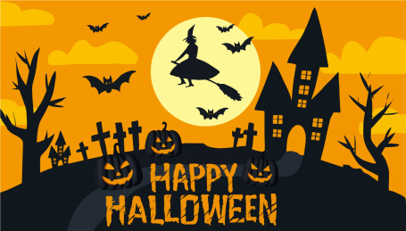 万圣节矢量图插画