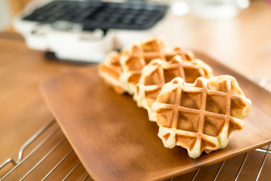 homemade belgian waffles