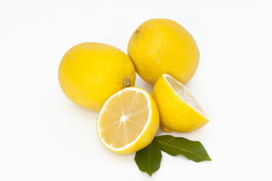 酸酸的黄柠檬 柠檬