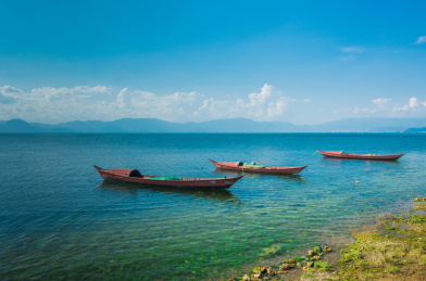 云南省玉溪市抚仙湖自然景观
