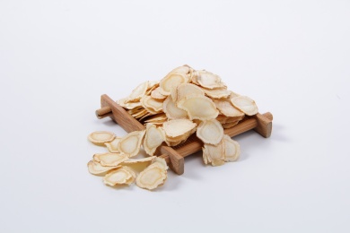 西洋参片静物实拍