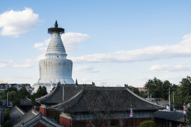 五台山塔院寺释迦牟尼舍利塔俗称大白塔_站酷海洛_正版图片_视频_字体