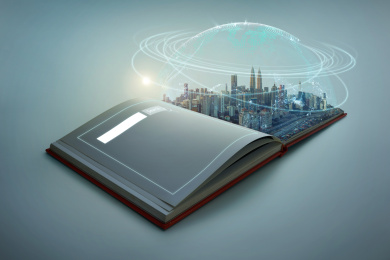 书上的虚拟电子网络城市