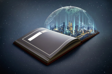 书上的虚拟电子网络城市