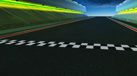 3D三维国际赛道起跑线