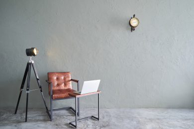 loft现代式室内设计摆设背景图