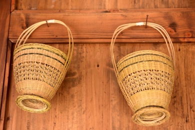 农村竹编工艺品