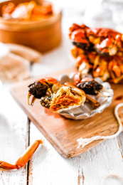 美食清蒸大闸蟹