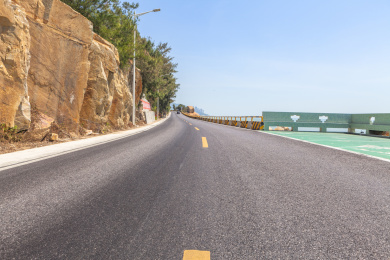 海边公路和观景平台