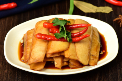 香辣爽口萝卜皮