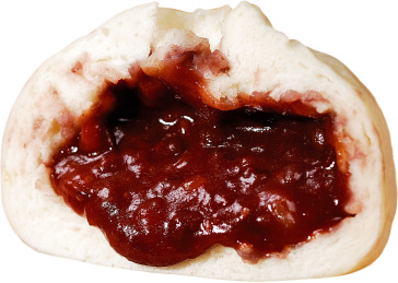 美味红豆沙包子 面食