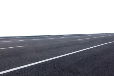 白色背景的公路素材