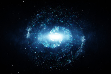 三维渲染，绚丽星河