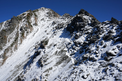 北岳山顶 日本南阿尔卑斯山脉
