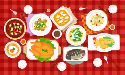新春年夜饭团圆饭