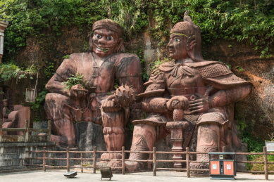 恩施土司城精美石雕