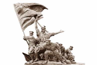 江西省南昌市八一起义人像雕塑建筑