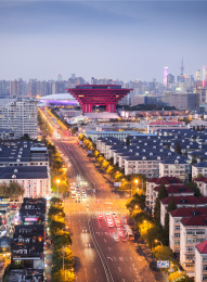 上海上南路夜景风光
