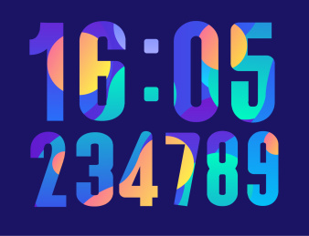 炫酷数字设计