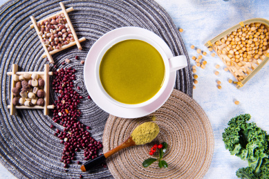 绿色健康早餐下午茶