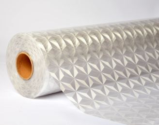 静电玻璃贴膜材料实拍