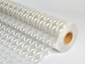 静电玻璃贴膜材料实拍