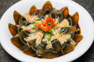 蒜蓉拌松花皮蛋 蒜蓉皮蛋