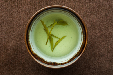 中华传统绿茶 茶水