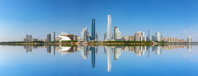 广东省广州CBD城市天际线