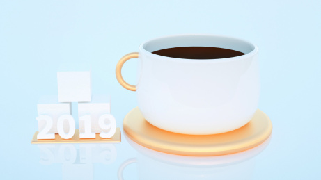 2019数字咖啡杯的创意