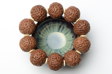 印尼爆肉八瓣大金刚菩提子手串佛珠