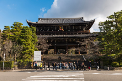 日本华顶山知恩寺景观