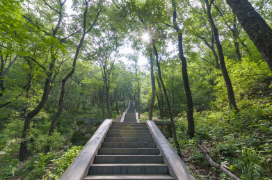 河南登封五岳嵩山之峻极峰