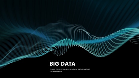 企业大数据抽象科技感背景图