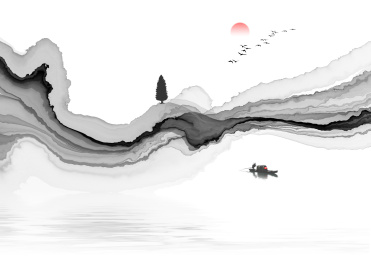   抽像山水背景画