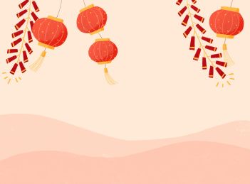 灯笼鞭炮背景