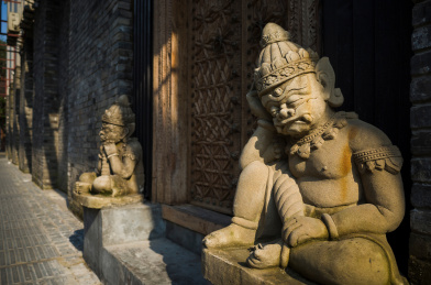 孙悟空原型石磐陀石雕