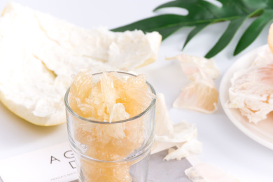 柚子果粒水果柚子 柚子肉