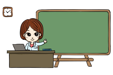 科普知识的老师 卡通