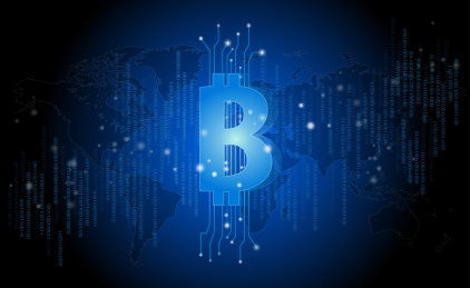 加密数字货币概念矢量图