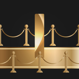 黑金渐变数字海报