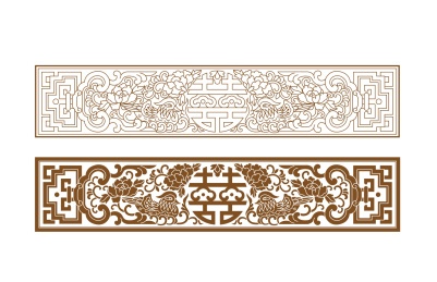 中国传统的家具装饰中式吉祥寓意图案