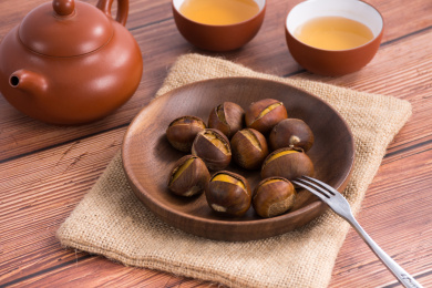 干货板栗开口板栗