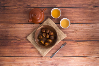 干货板栗开口板栗