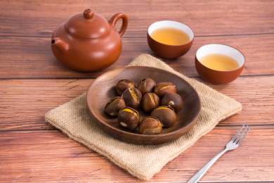 干货板栗开口板栗