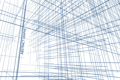 线条的透视组成的抽象图形设计