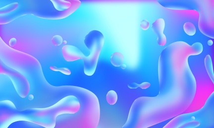 梦幻流动的渐变背景