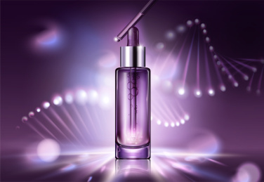 典雅肌肤保养品海报视觉