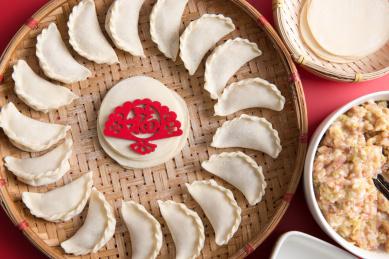 中国传统食物饺子 饺子